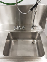 Stainless Steel Dishwasher Entry Sink, With Pre-Wash Spray, 115x75cm (NCE6088)
