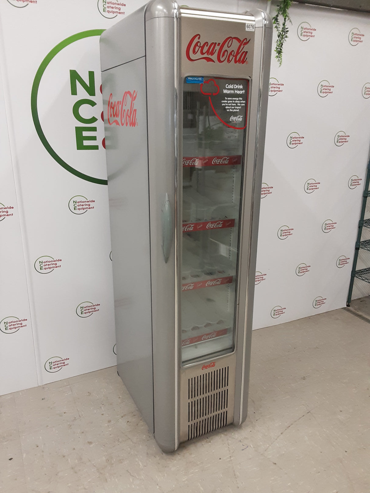 Slimline Upright Coke Fridge By Frigolass, Model- Retro (NCE6076)