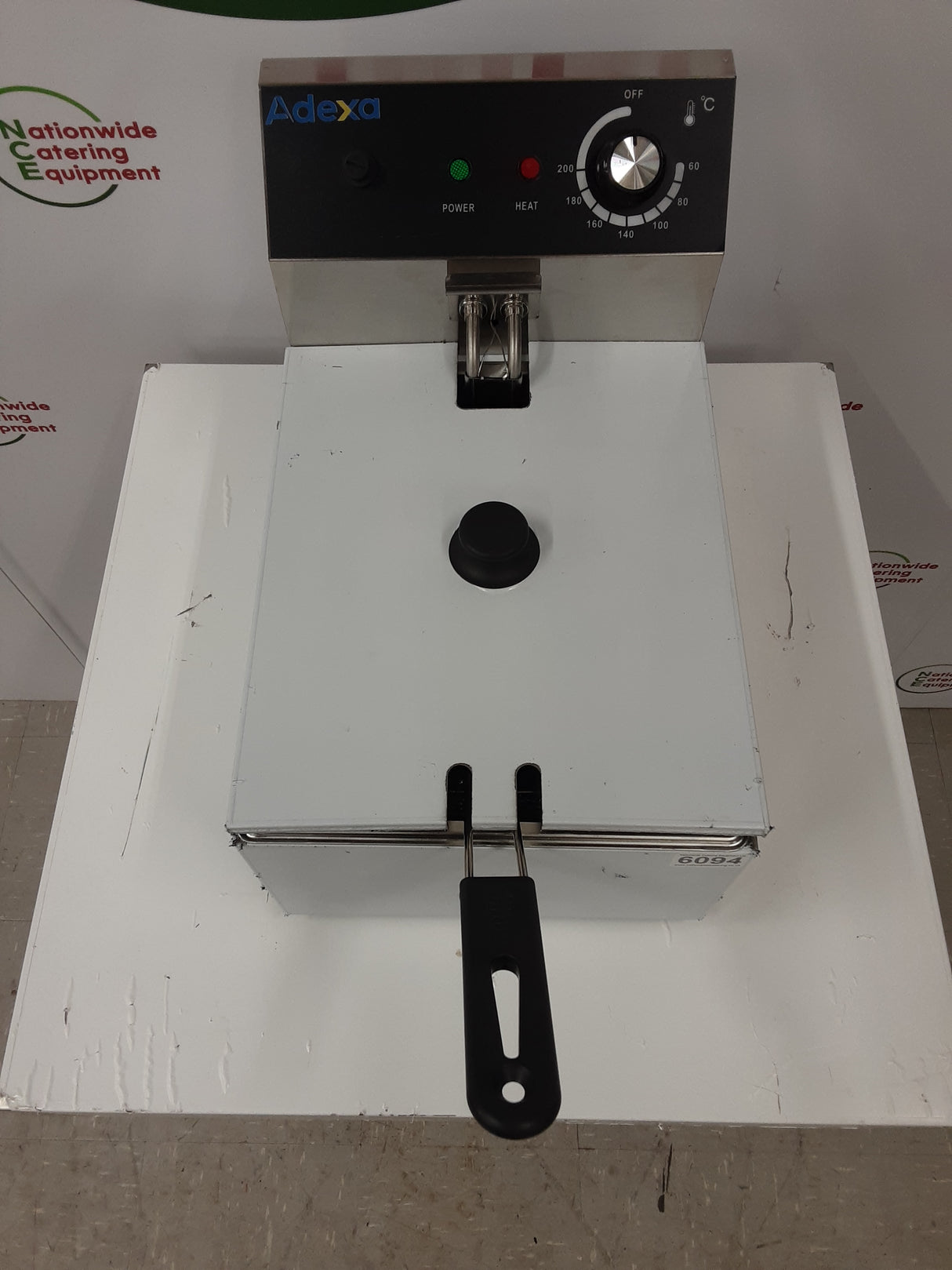 Adexa New/Un-Used Tabletop Electric Single Tank Fryer, 13amp (NCE6094)