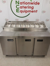 Foster Three Door Pizza/Saladette Prep Counter Fridge, Model-FPS1/3HR (NCE6103)