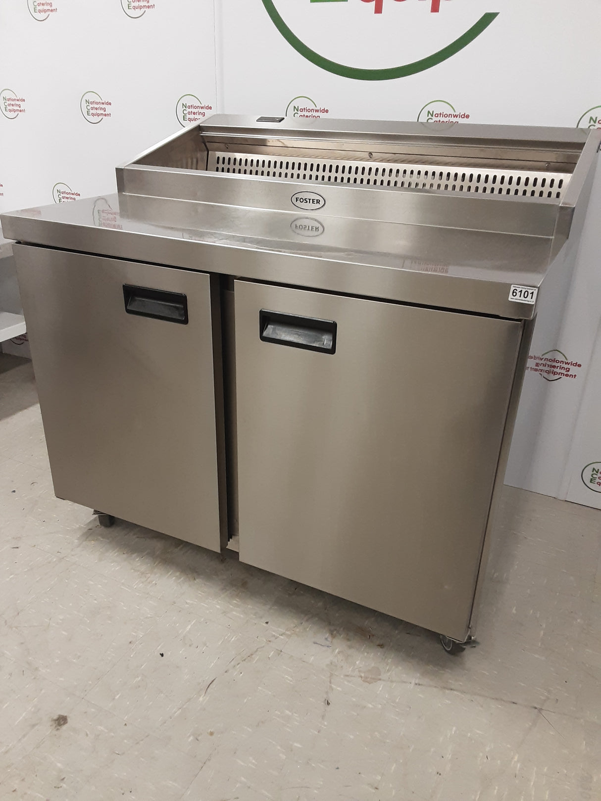 Foster Two Door Pizza/Saladette Prep Counter Fridge, Model- FPS2/HR (NCE6101)