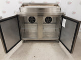 Foster Two Door Pizza/Saladette Prep Counter Fridge, Model- FPS2/HR (NCE6101)