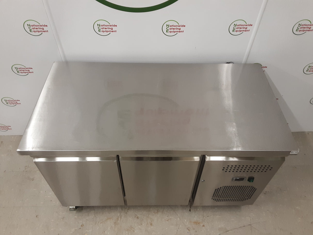 Adexa Two Door Flat Counter Freezer, 136cm, Model-FG21V  (NCE6110)