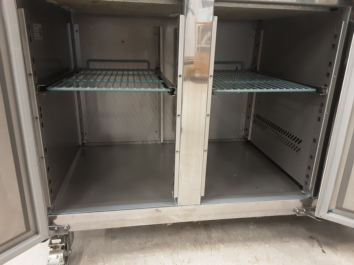 Adexa Two Door Flat Counter Freezer, 136cm, Model-FG21V  (NCE6110)