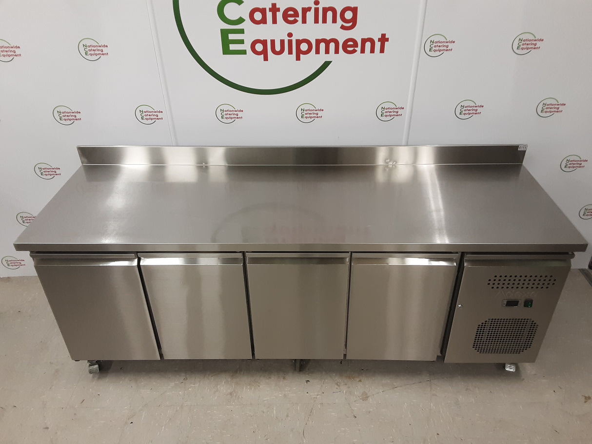 Adexa Four Door Flat Counter Fridge, With Upstand, 223cm, Model- RG42V (NCE6111)