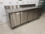 Adexa Four Door Flat Counter Fridge, With Upstand, 223cm, Model- RG42V (NCE6111)