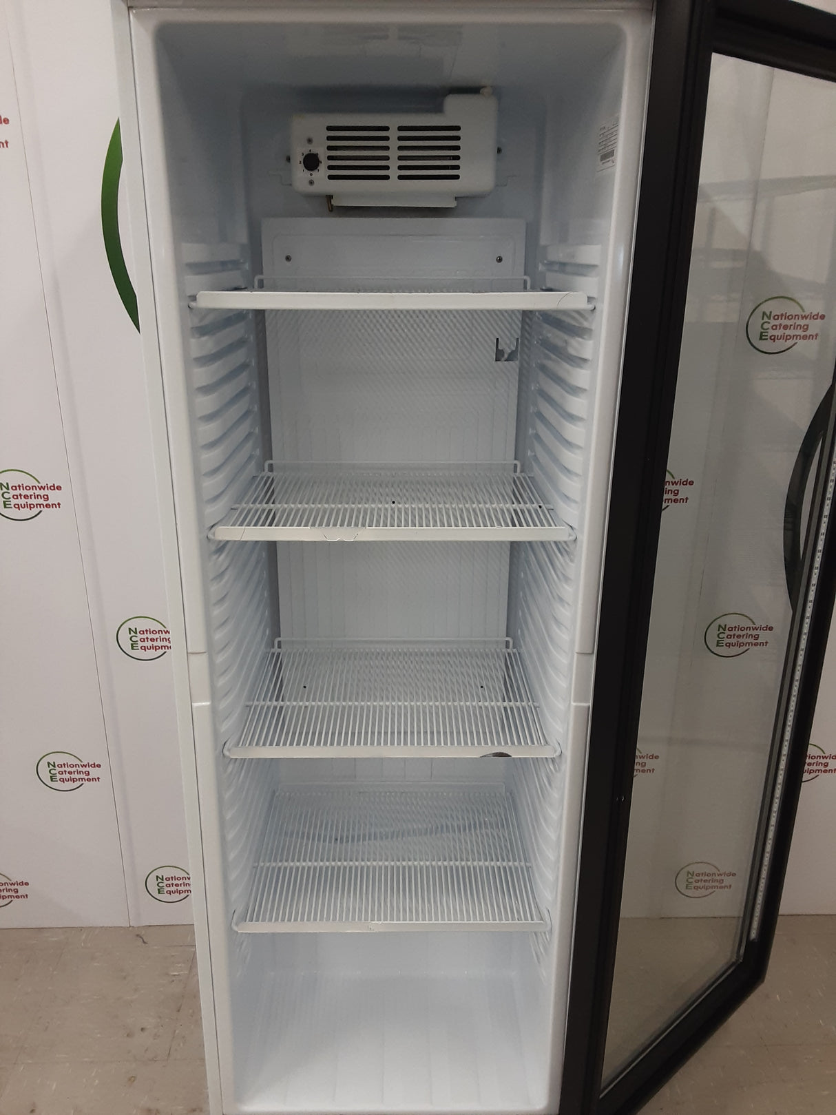 Tefcold Single Upright Display Fridge, Model- SC381 (NCE6120)