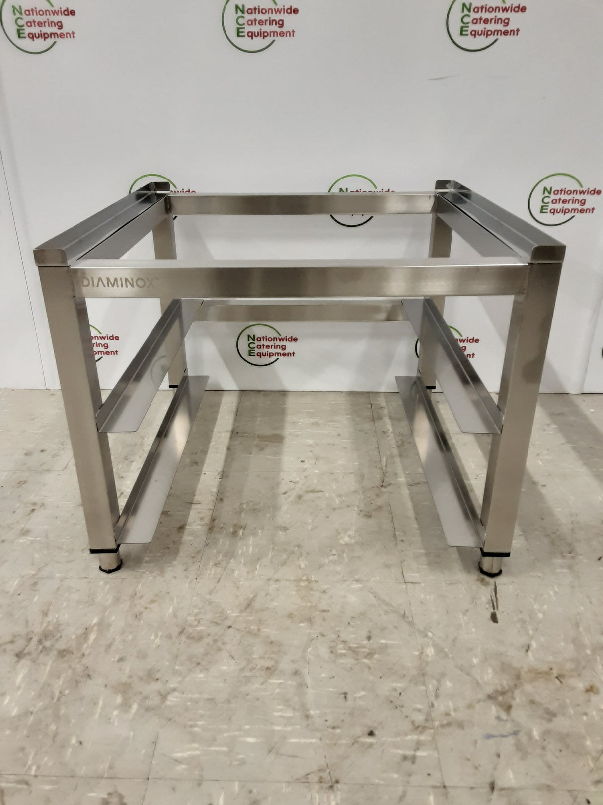 Diaminox Stainless Steel Dishwasher/Glasswasher Stand With Racking Beneath (NCE6127)