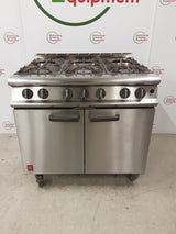 Falcon Dominator Six Burner Stove and Oven, Natural Gas, Model- G3101 (NCE6143)