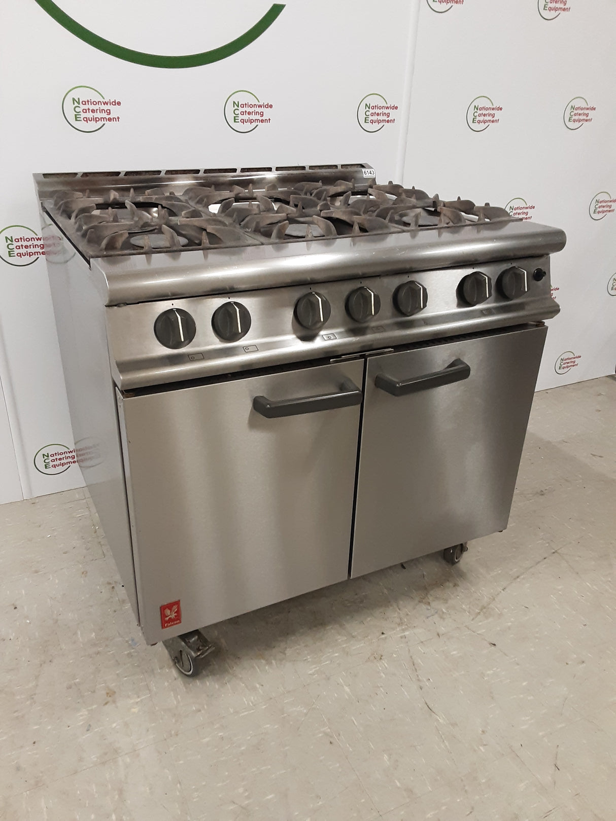 Falcon Dominator Six Burner Stove and Oven, Natural Gas, Model- G3101 (NCE6143)