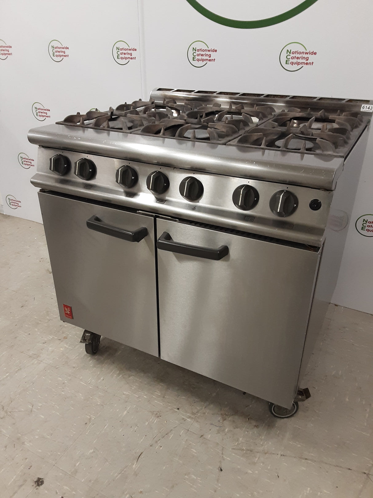 Falcon Dominator Six Burner Stove and Oven, Natural Gas, Model- G3101 (NCE6143)
