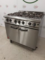 Falcon Dominator Six Burner Stove and Oven, Natural Gas, Model- G3101 (NCE6143)
