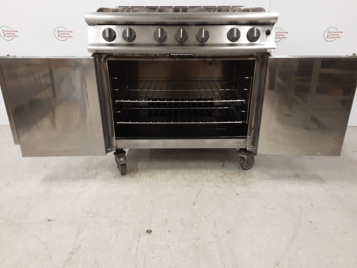 Falcon Dominator Six Burner Stove and Oven, Natural Gas, Model- G3101 (NCE6143)