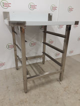 Stainless Steel Dishwasher Exit Table (Machine to Right), With Racking Beneath(NCE6125)