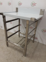 Stainless Steel Dishwasher Exit Table (Machine to Right), With Racking Beneath(NCE6125)