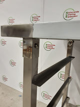 Stainless Steel Dishwasher Exit Table (Machine to Right), With Racking Beneath(NCE6125)