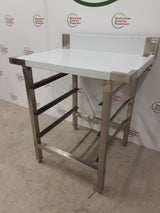 Stainless Steel Diswasher Exit Table (Machine to Left), With Racking Beneath (NCE6126)