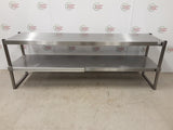 Stainless Steel Tabletop Two Tier (Bottom Tier Heated) Gantry, 199cm (NCE6167)