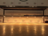 Stainless Steel Tabletop Two Tier (Bottom Tier Heated) Gantry, 199cm (NCE6167)