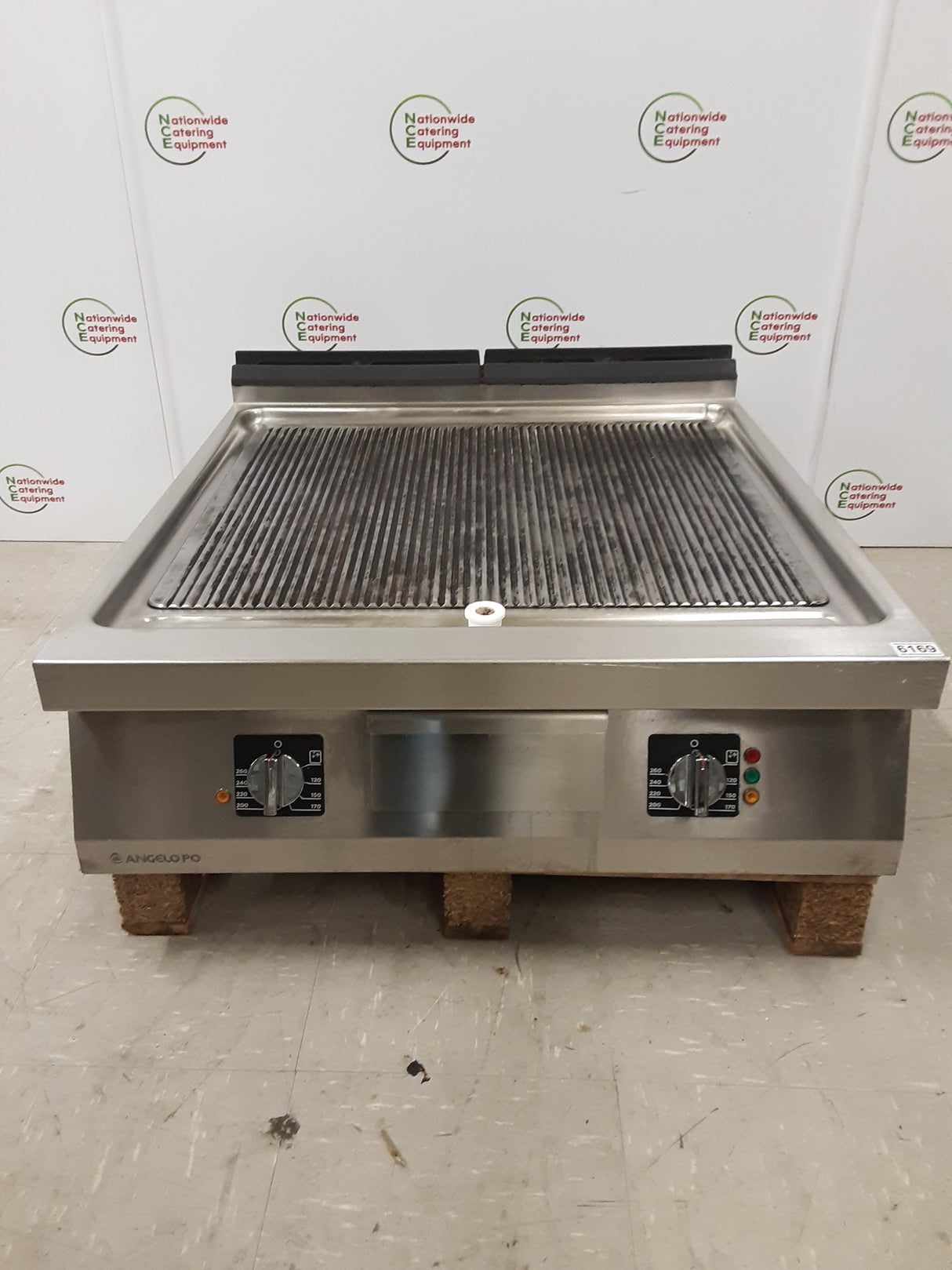 Angelo Po Electric (3ph) Tabletop 80cm Ribbed Griddle, Model-1NOFT2E-ZMMO (NCE6169)