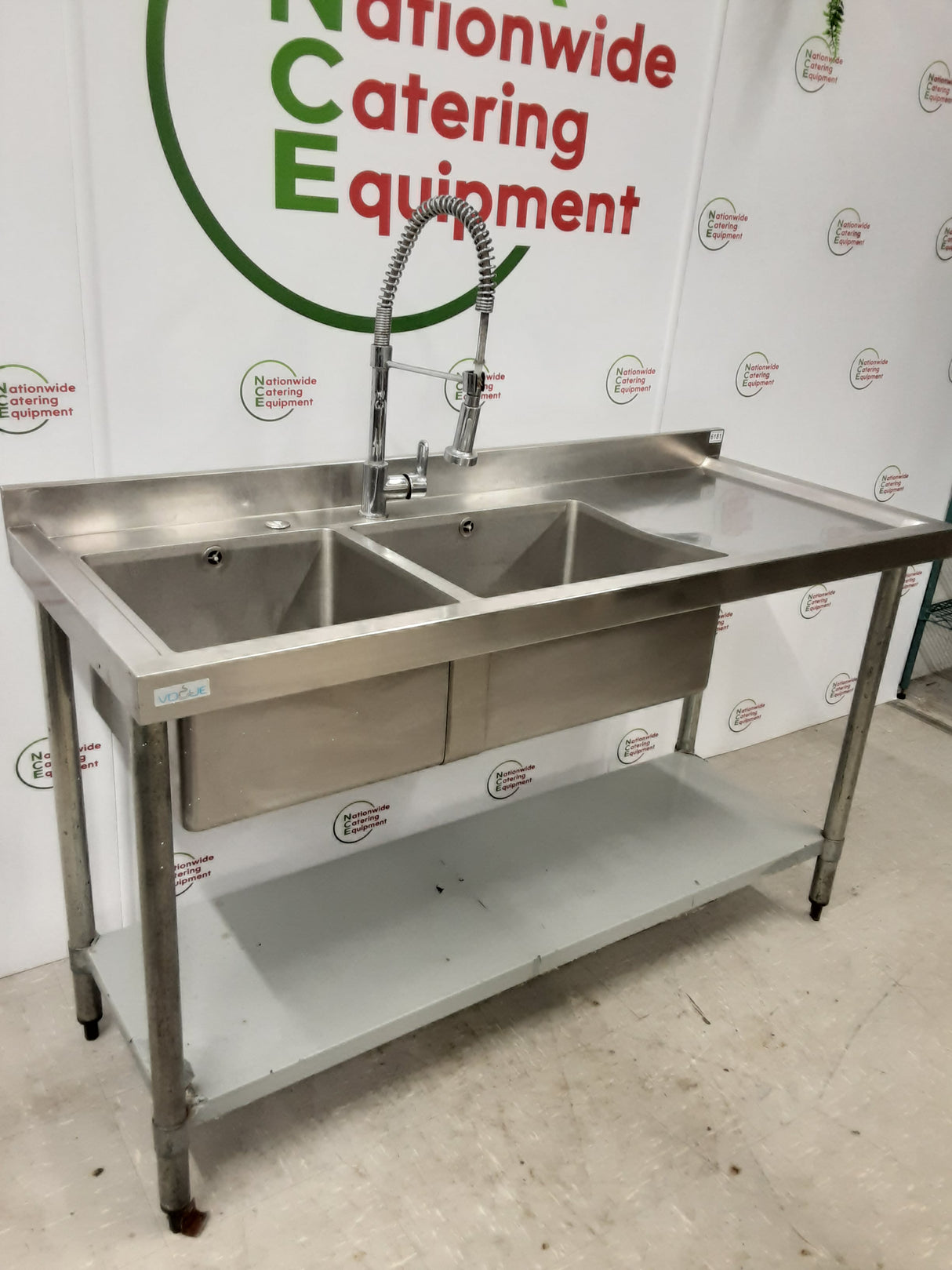 Stainless Steel Double Sink, 150cm (NCE6181)