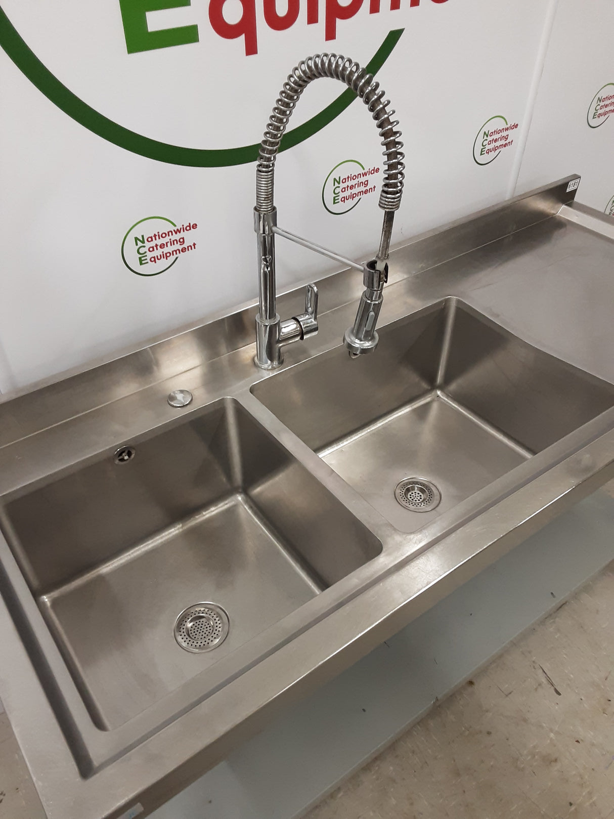 Stainless Steel Double Sink, 150cm (NCE6181)