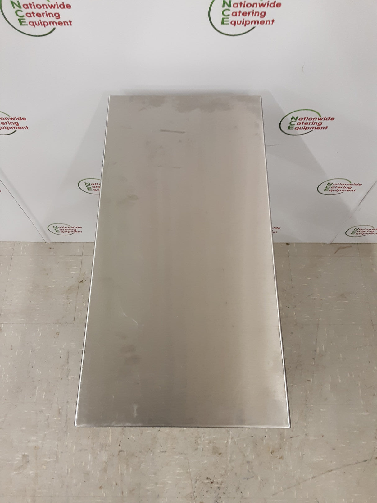 Stainless Steel Filler Table With Two Lower Shelves 35x70cm (NCE6176)