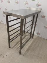 Stainless Steel Filler Table With GN Racking Beneath 45x95cm (NCE6179)