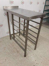 Stainless Steel Filler Table With GN Racking Beneath 45x95cm (NCE6179)