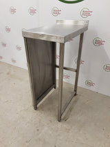 Stainless Steel Filler Table, Panel to Side, 40x65cm (NCE6180)