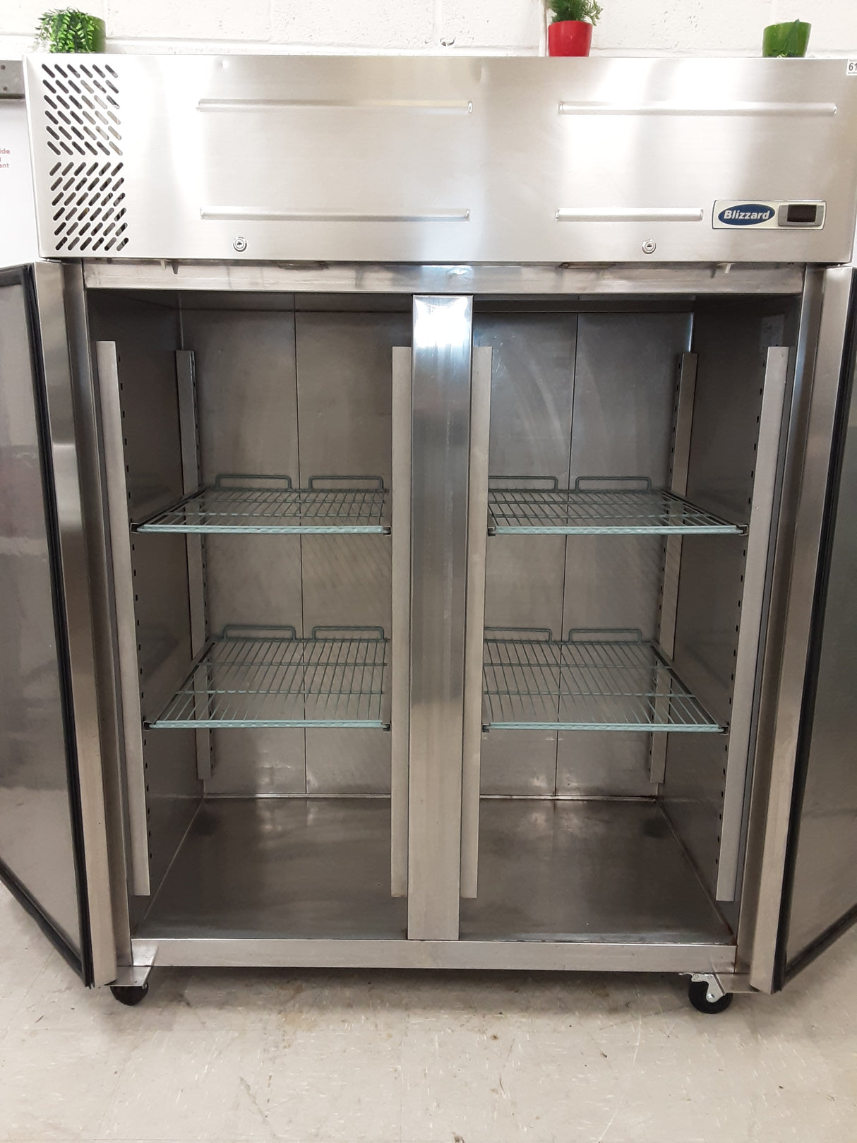 Blizzard Double Upright Fridge, 1300L Capacity, Model- HB2SS (NCE6197)