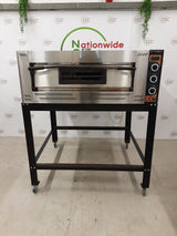 Prismafood Single Deck LPG Gas Pizza Oven On Stand, Model- G9PF (NCE3897)