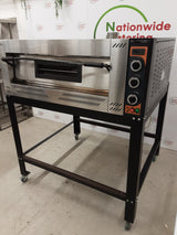 Prismafood Single Deck LPG Gas Pizza Oven On Stand, Model- G9PF (NCE3897)