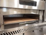 Kebab-King, By Caterbake Un-Used/New Twin Deck Pizza Oven On Stand - LPG  (NCE5598)