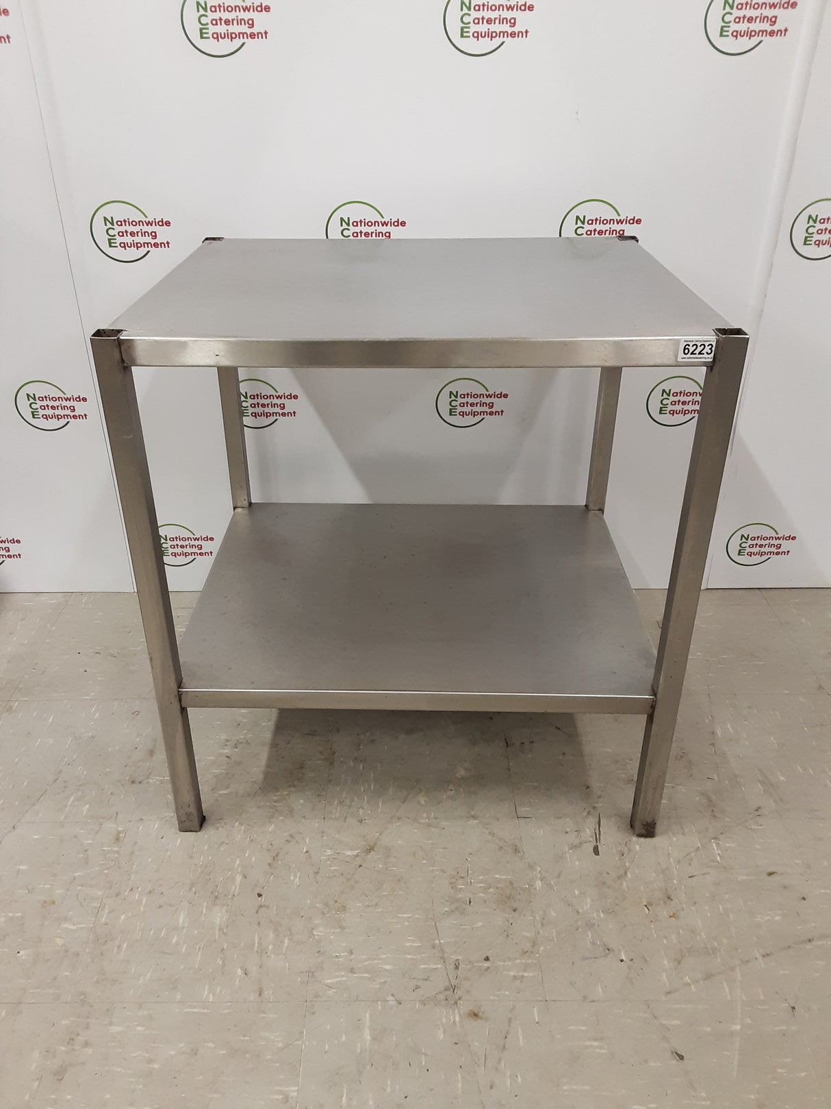 Stainless Steel Table / Stand 73x61cm (NCE6223)