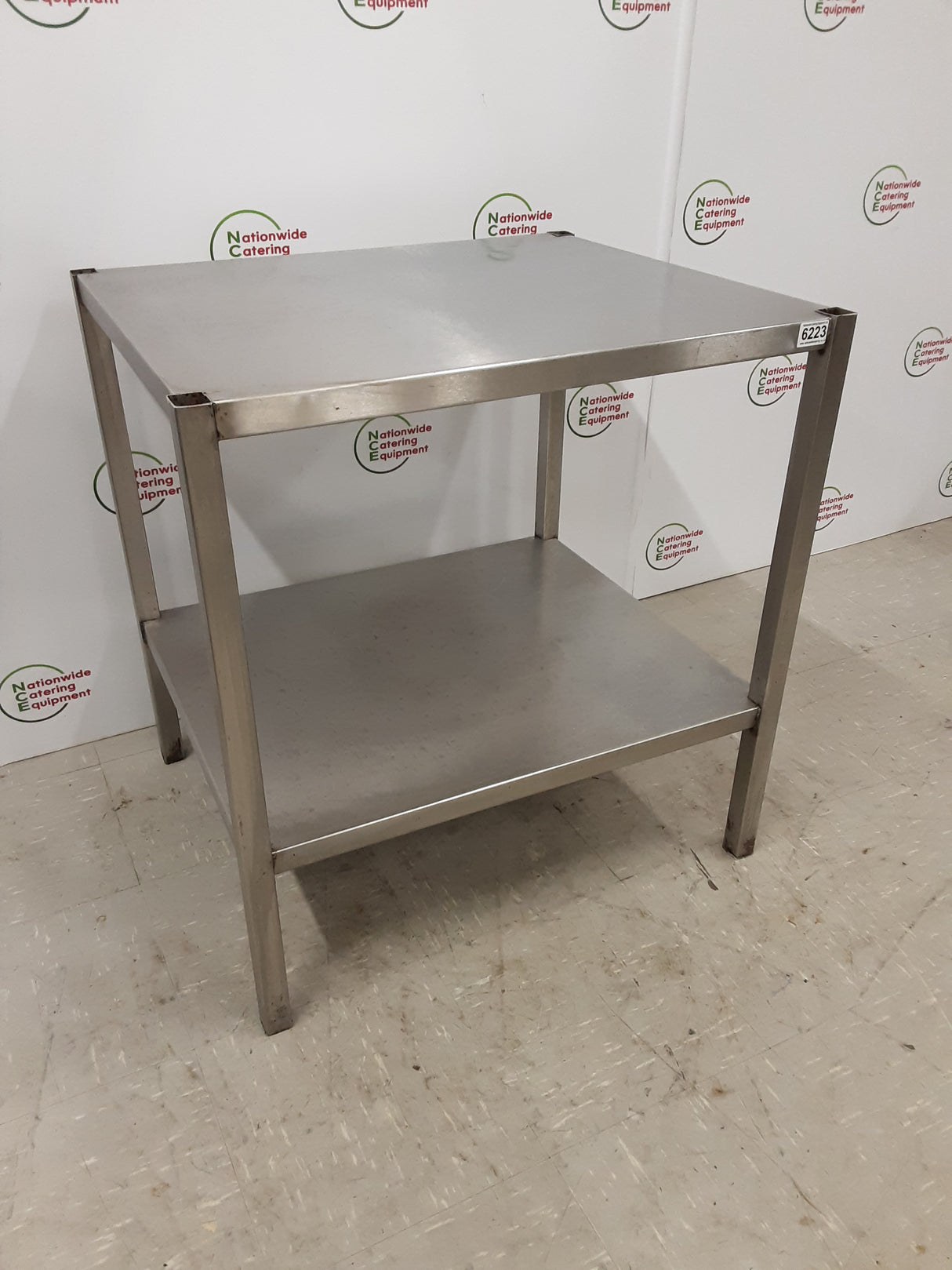 Stainless Steel Table / Stand 73x61cm (NCE6223)