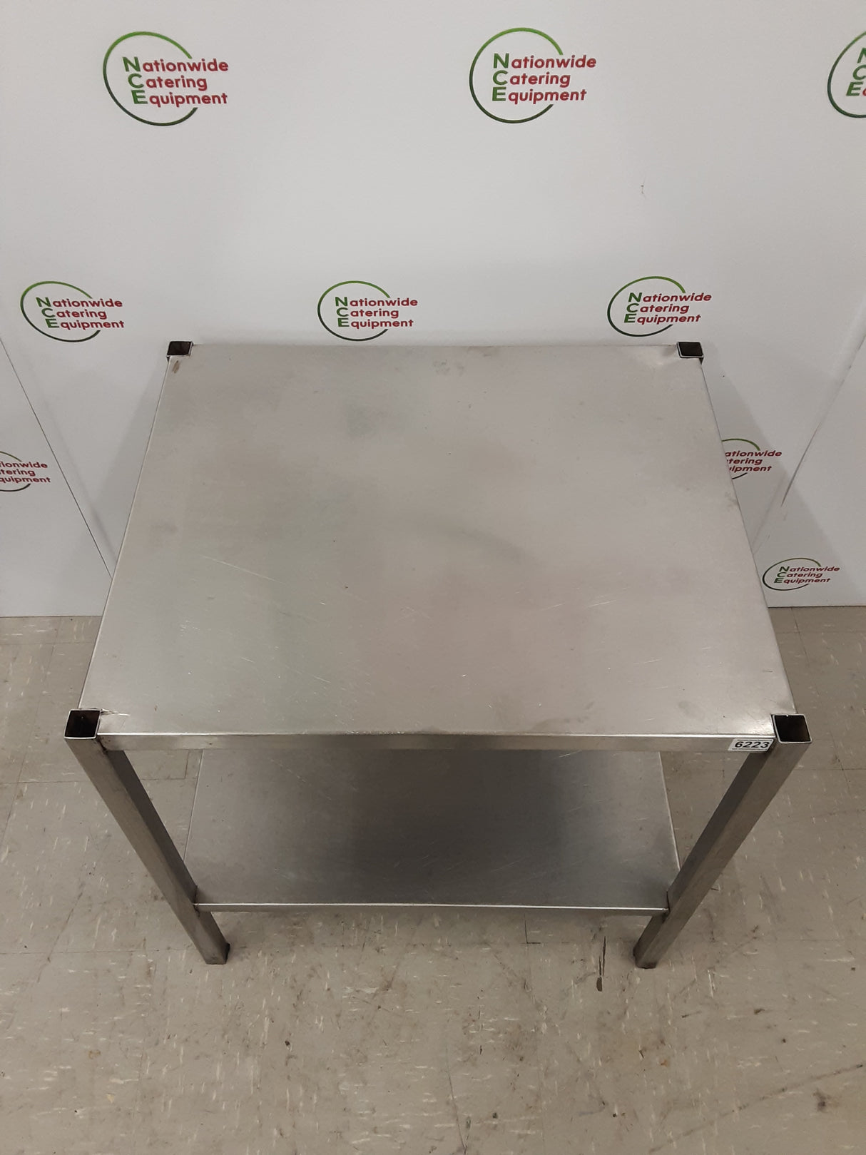 Stainless Steel Table / Stand 73x61cm (NCE6223)