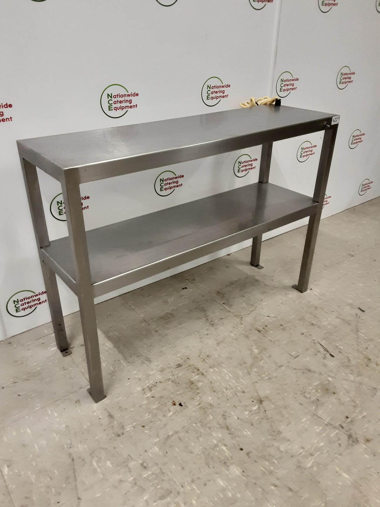 Stainless Steel Two Tier Tabletop (One Heated) Gantry 97x30cm (NCE6227)