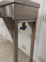 Stainless Steel Free-Standing Ice/Warm Water Gastronorm Well 140x30cm (NCE6215)