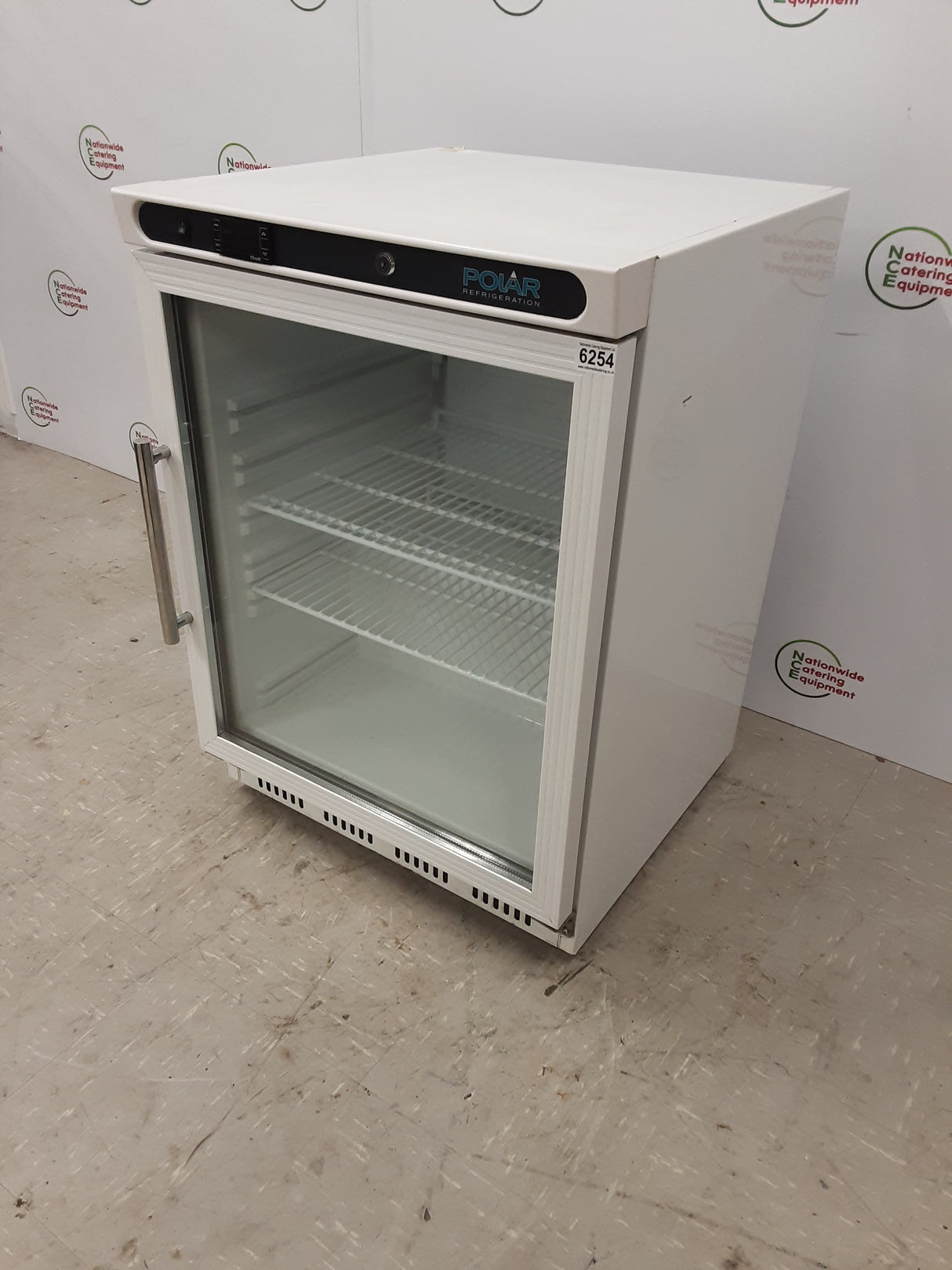 White Polar Undercounter Display Fridge, Model- CD086 (NCE6254)