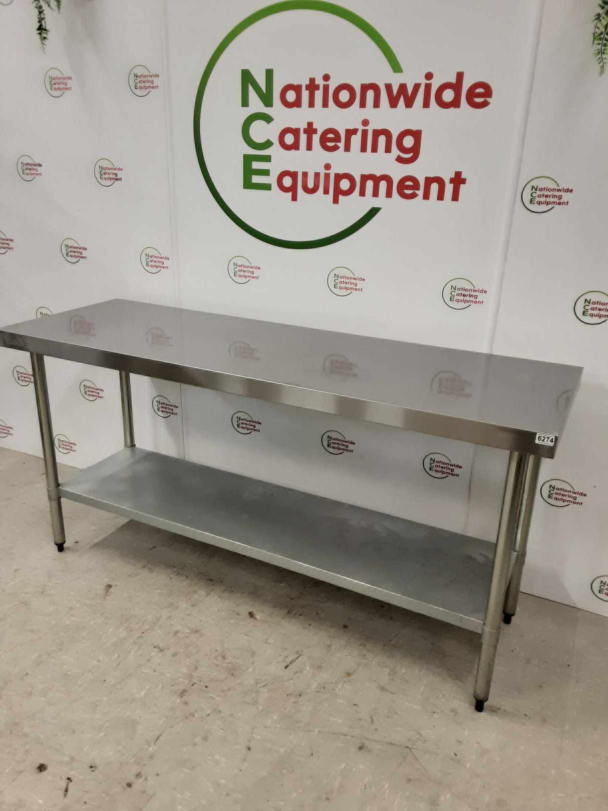 Stainless Steel Vogue Table 180x60cm(NCE6274)