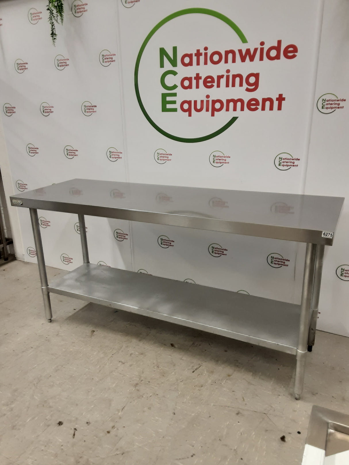 Stainless Steel Vogue Table 180x60cm (NCE6275)