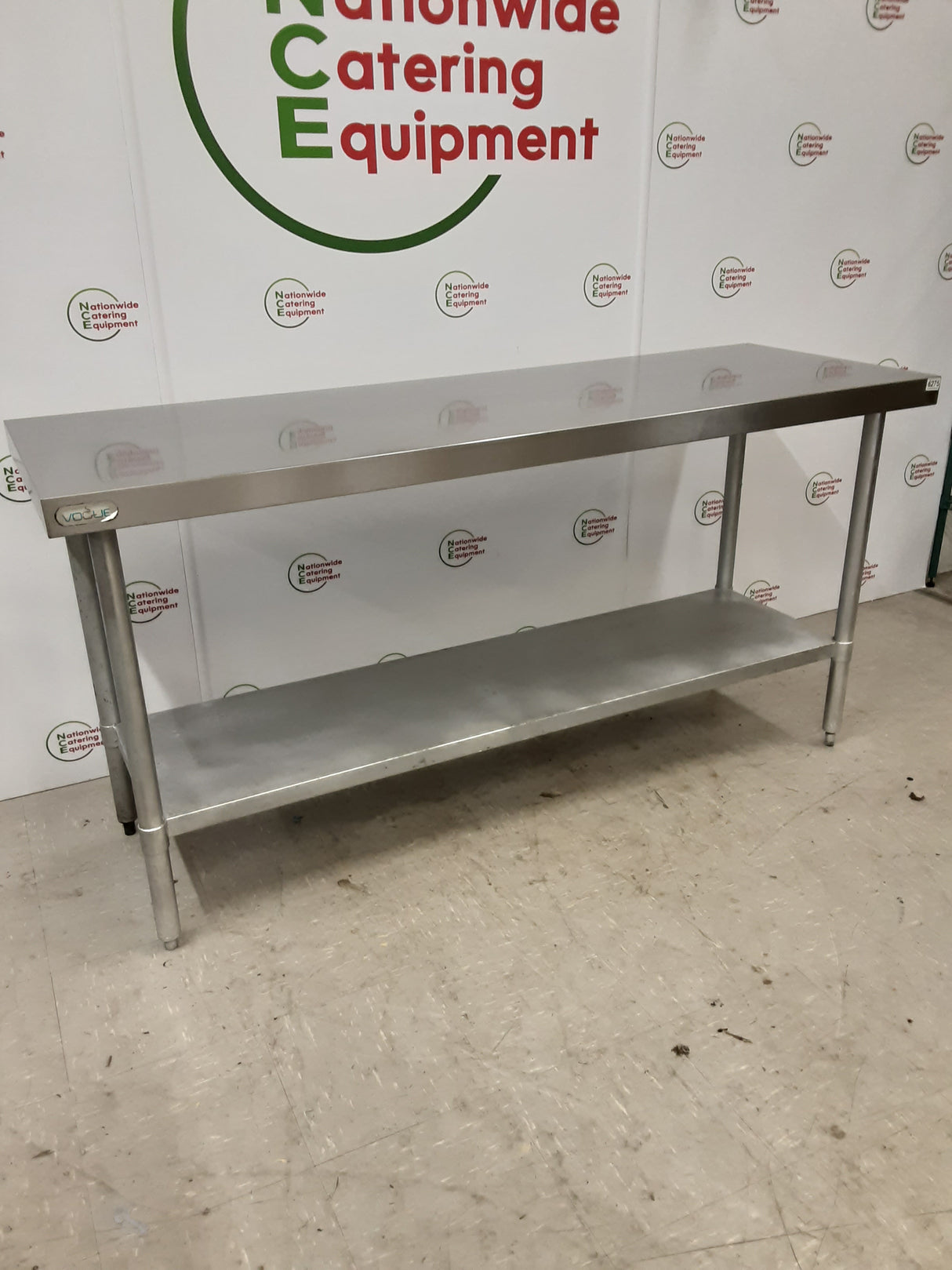 Stainless Steel Vogue Table 180x60cm (NCE6275)