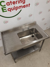 Stainless Steel Single Sink, 120x70cm, With New Lever Taps (NCE6278)