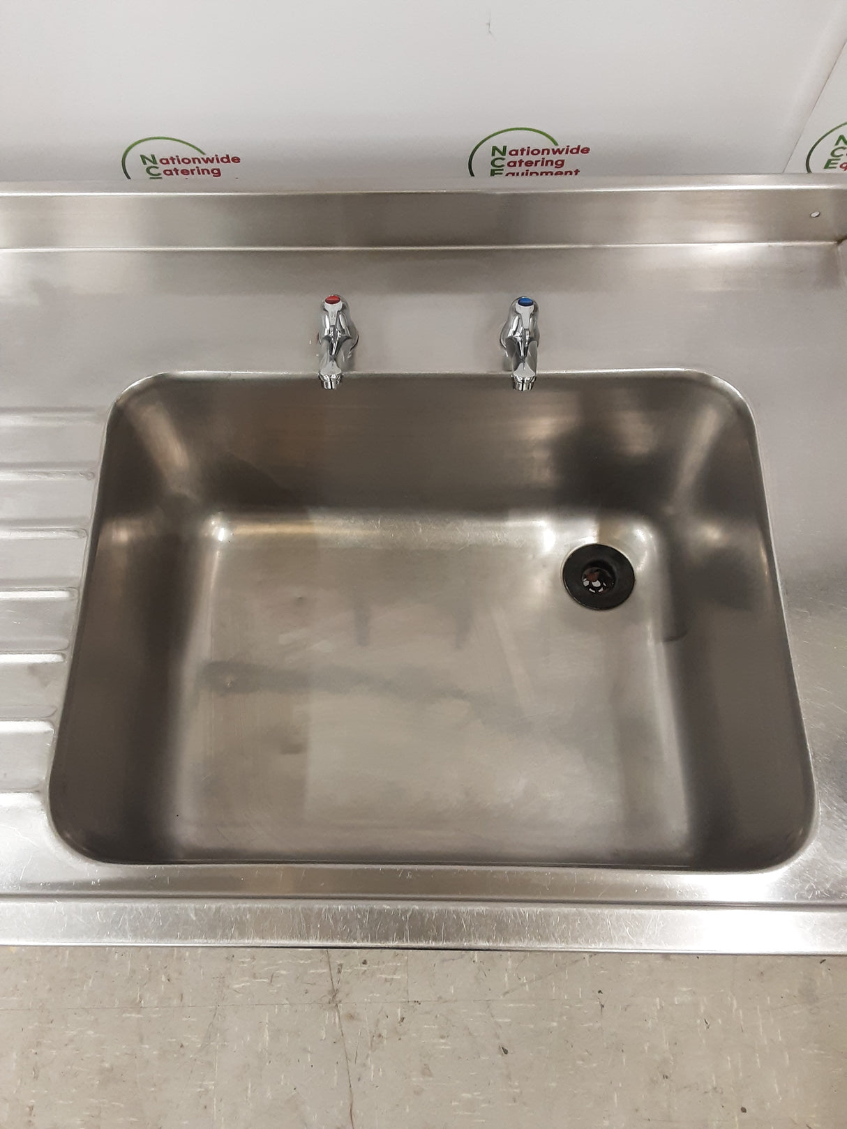 Stainless Steel Single Sink, 120x70cm, With New Lever Taps (NCE6278)