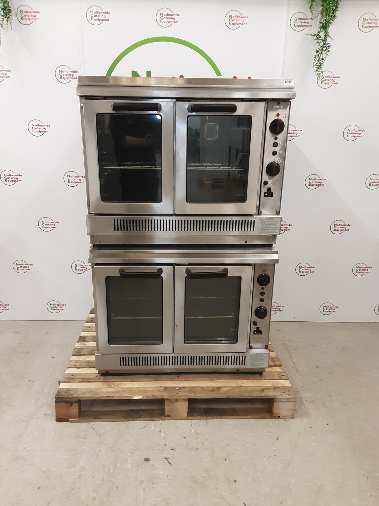 Falcon Dominator Stacked Natural Gas Convection Ovens, Model- G2112/N  (NCE6281)