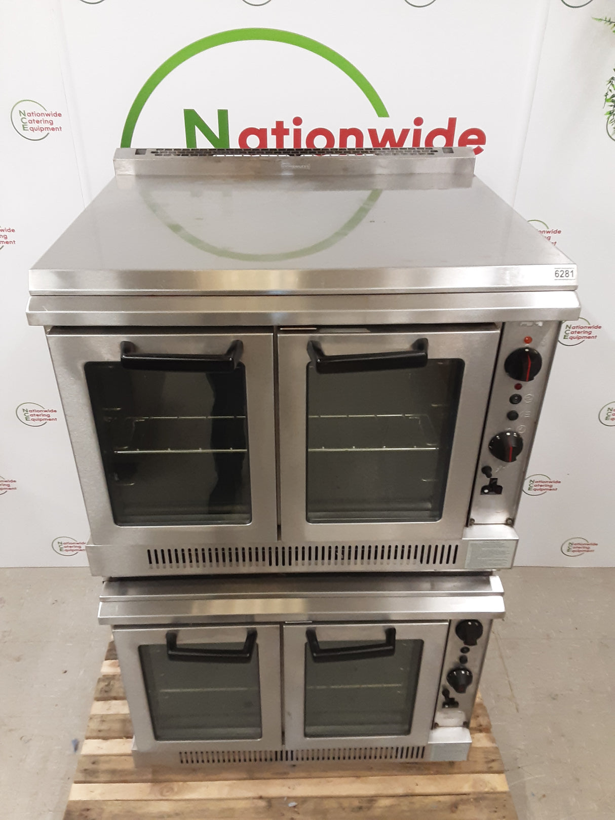 Falcon Dominator Stacked Natural Gas Convection Ovens, Model- G2112/N  (NCE6281)