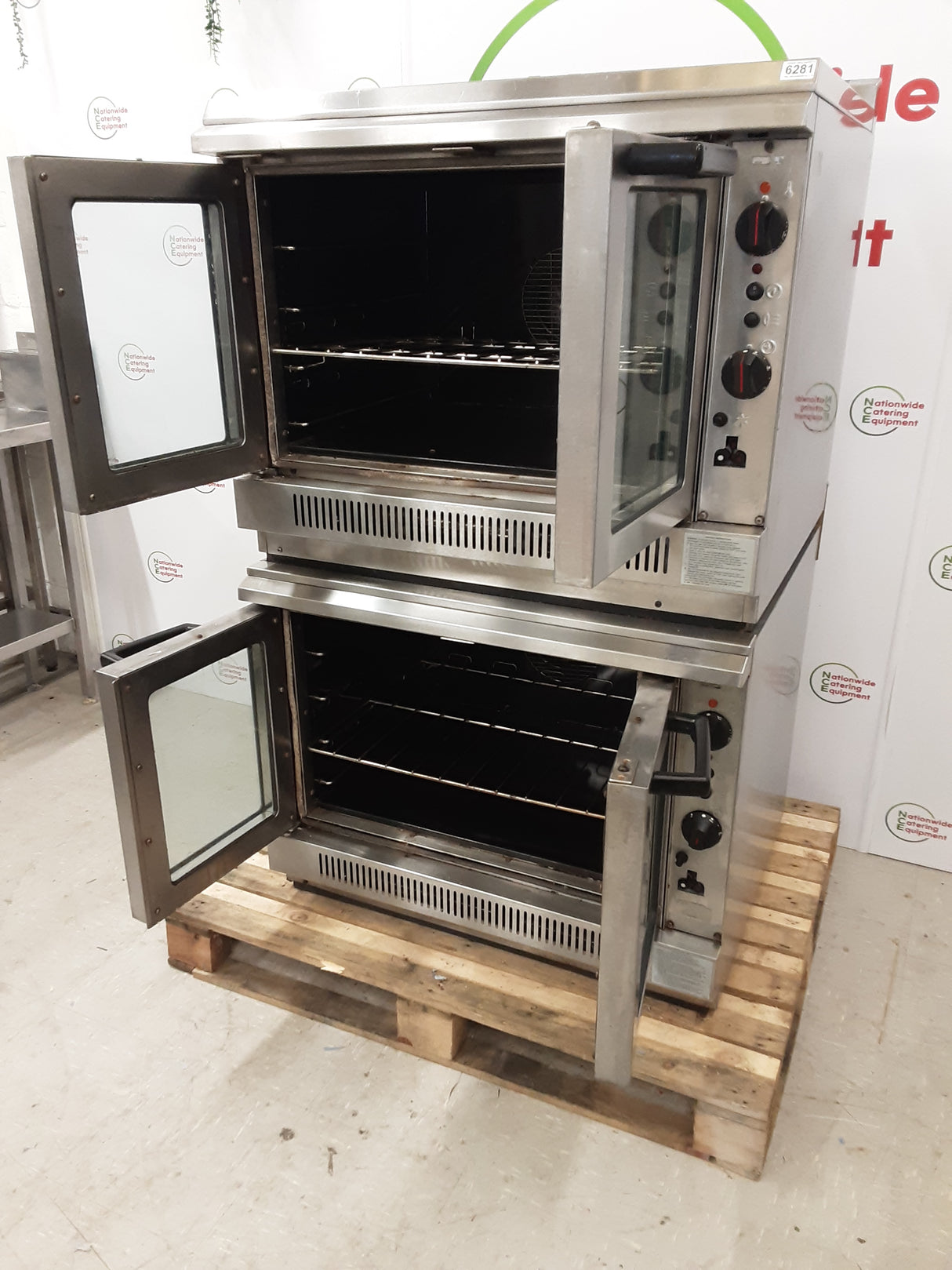 Falcon Dominator Stacked Natural Gas Convection Ovens, Model- G2112/N  (NCE6281)