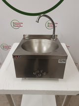 Stainless Steel Basix Knee Operated Hand Wash Basin (NCE6259)