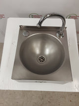 Stainless Steel Basix Knee Operated Hand Wash Basin (NCE6259)